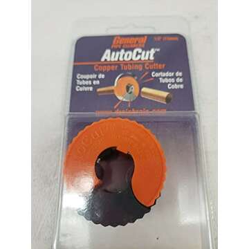 General Pipe Cleaners ATC12 1/2-Inch AutoCut Copper Tubing Cutter, Black, Orange