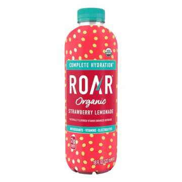 ROAR Complete Hydration Organic Variety Pack - Electrolyte Drinks Loaded with Vitamins C, B5, B12 - ...
