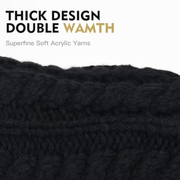 Ponytail Beanie for Women - FURTALK Knit Hat