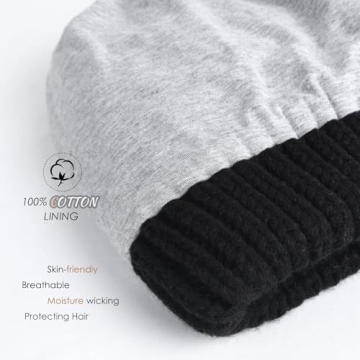 Ponytail Beanie for Women - FURTALK Knit Hat
