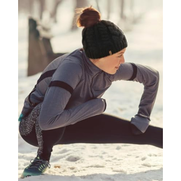 Ponytail Beanie for Women - FURTALK Knit Hat