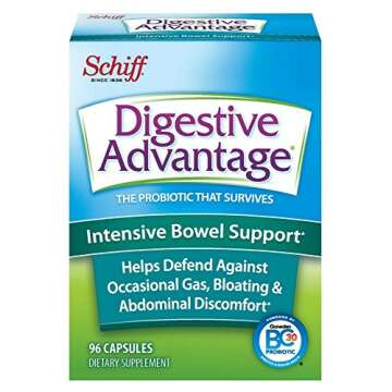 Probiotic Intensive Bowel Support Capsules for Digestive Relief - 96 Count