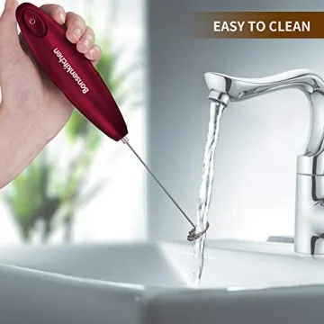 Bonsenkitchen Handheld Milk Frother for Perfect Foam