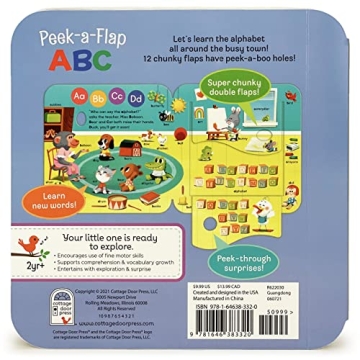 Engaging Peek-a-Flap ABC Lift-a-Flap Board Book for Kids