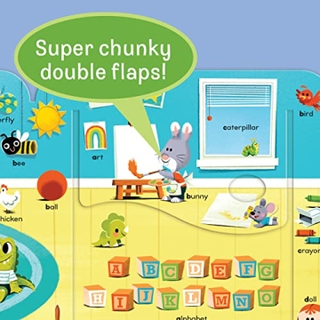 Engaging Peek-a-Flap ABC Lift-a-Flap Board Book for Kids
