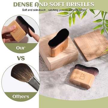 Eco-Friendly Self Tanning Body Brush Set for Flawless Application