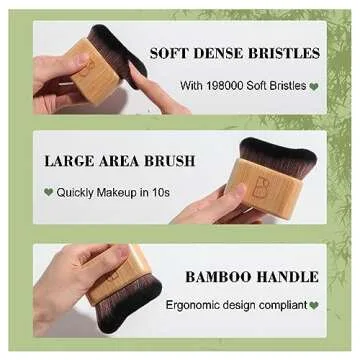 Eco-Friendly Self Tanning Body Brush Set for Flawless Application