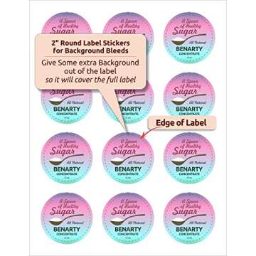 NextDayLabels Round Printer Labels – Strong, Versatile Stickers