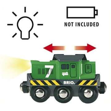 BRIO Freight Battery Engine - Engaging Toy Train for Kids
