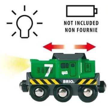 BRIO Freight Battery Engine - Engaging Toy Train for Kids
