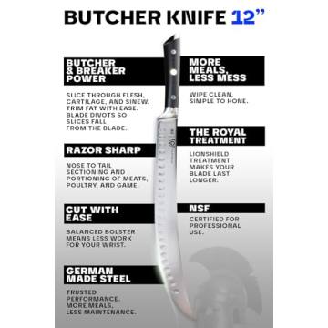 Dalstrong Butcher Knife 12 inch - Gladiator Series Elite Special