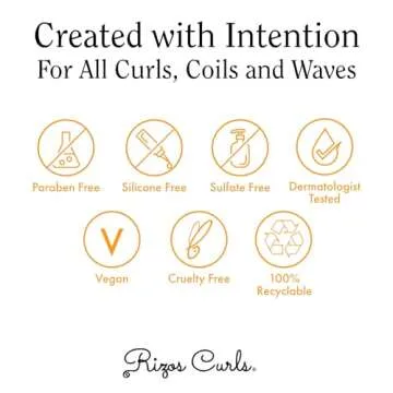 Rizos Curls Nourish Oil, Moisturize & Soften, Smooth & Shine for Frizz Free Hair, Lightweight and Quickly Absorbs, Improves Hair, Scalp & Skin with Vitamin C, For All Hair Types 1a - 4c, 1 oz