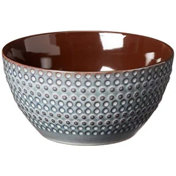 Stylish Gourmet Basics Blue Dinnerware Set for All