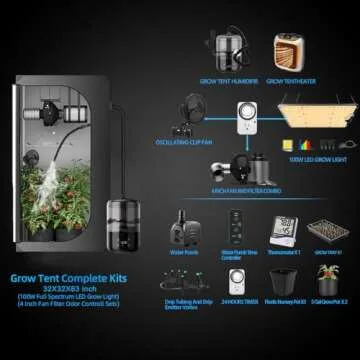 Integrated Auto Grow Tent Complete Kits for Indoor Plants