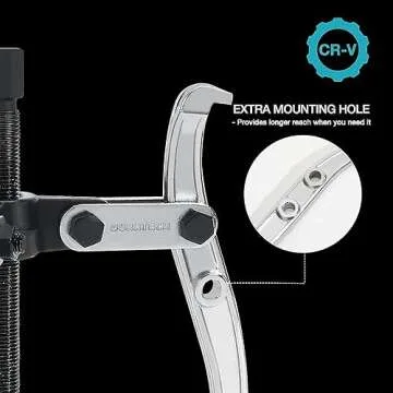 DURATECH 8-Inch 3-Jaw Gear Puller for Mechanics