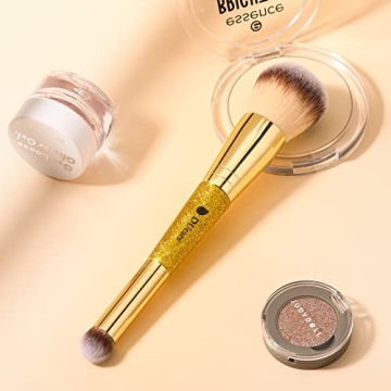 DUcare Double Ended Foundation & Concealer Brush for Flawless Makeup