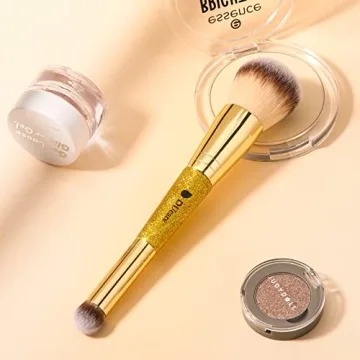 DUcare Double Ended Foundation & Concealer Brush for Flawless Makeup