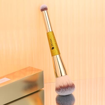 DUcare Double Ended Foundation & Concealer Brush for Flawless Makeup