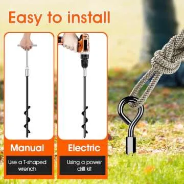 Heavy Duty Ground Anchors for Tents and Outdoor Uses