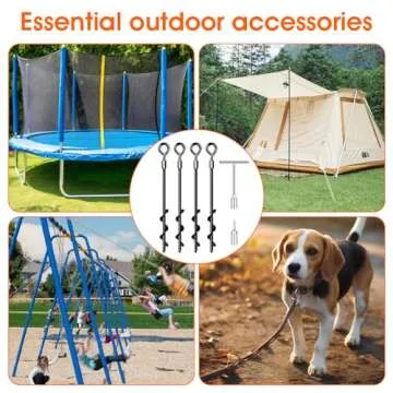 Heavy Duty Ground Anchors for Tents and Outdoor Uses