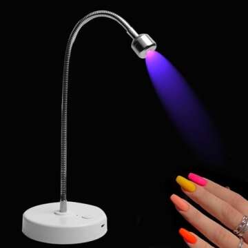YIZHUO UV Light for Nails Gel UV Led Nail Lamp Led UV Led Nail Lamp Gel X Lamp Portable Rechargeable...