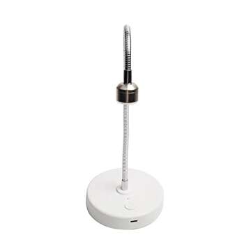 YIZHUO UV Light for Nails Gel UV Led Nail Lamp Led UV Led Nail Lamp Gel X Lamp Portable Rechargeable GooseNeck Nail Dryer Nail Lights for Semi Cured Gel Nail Strips