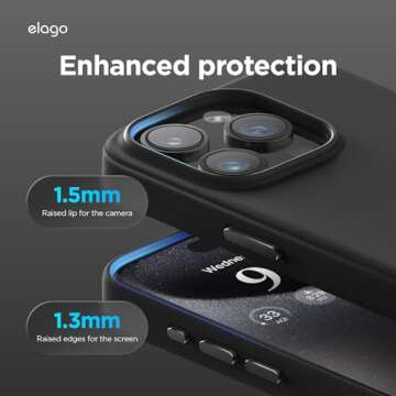 elago Magnetic Leather Case for iPhone 15 Pro Max - Stylish Protection