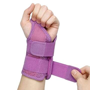NuCamper Wrist Brace Carpal Tunnel Right Left Hand for Men Women, Night Wrist Sleep Supports Splints...