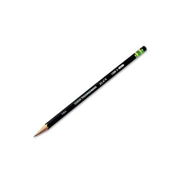 Ticonderoga Wood-Cased Pencils, Pre-Sharpened, 2 HB Soft, Black, 10 Count