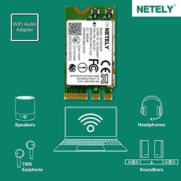 NETELY QCNFA435 WiFi 5 Adapter for Laptop PCs - 600Mbps Speed