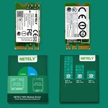 NETELY QCNFA435 WiFi 5 Adapter for Laptop PCs - 600Mbps Speed