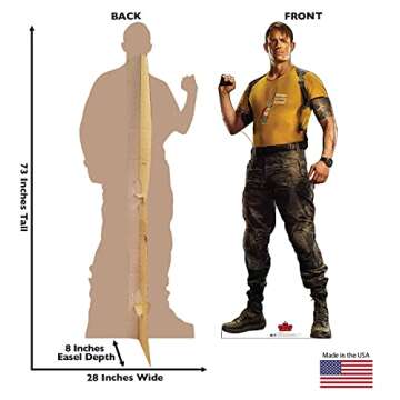 Cardboard People Rick Flag Life Size Cardboard Cutout Standup - WB The Suicide Squad (2021 Film)