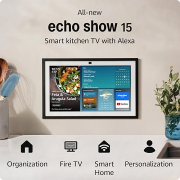 All-new Echo Show 15: Smart Kitchen TV with Alexa