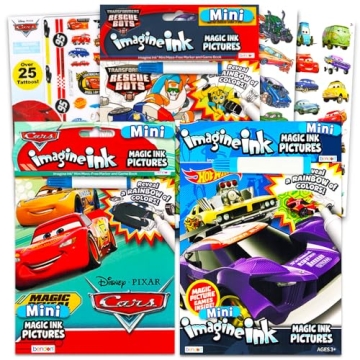 Disney Cars Magic Ink Coloring Book Set for Kids