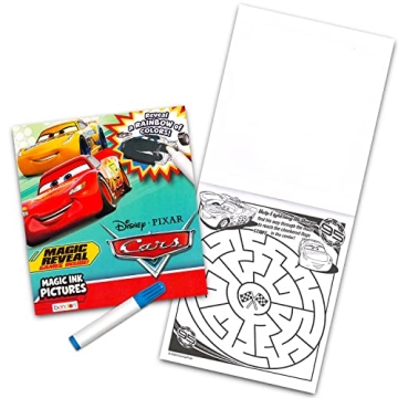 Disney Cars Magic Ink Coloring Book Set for Kids
