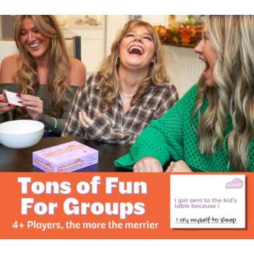 OFF TOPIC Friendsgiving: A Thanksgiving Game for Adults - Fun Holiday Party Game for Friends & Family - Friendsgiving Dinner Game