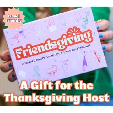OFF TOPIC Friendsgiving: A Thanksgiving Game for Adults - Fun Holiday Party Game for Friends & Family - Friendsgiving Dinner Game