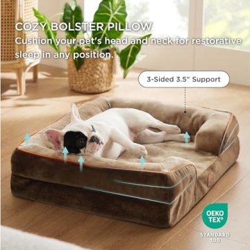 Bedsure Orthopedic Dog Bed - Waterproof Medium Couch