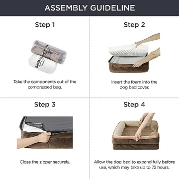 Bedsure Orthopedic Dog Bed - Waterproof Medium Couch