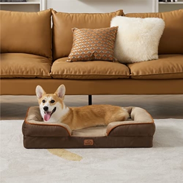 Bedsure Orthopedic Dog Bed - Waterproof Medium Couch