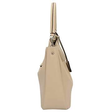 Cream Beige Purse Lightweight Compact Fashion Hobo Designer Boho Crossbody Ladies Purse Satchels Sho...