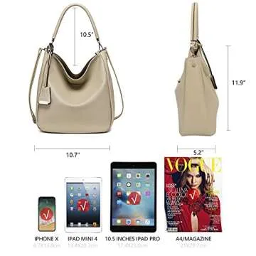 Cream Beige Purse Lightweight Compact Fashion Hobo Designer Boho Crossbody Ladies Purse Satchels Shoulder Bags Tote Vegan Leather School Porketbooks Bucket(Nude)