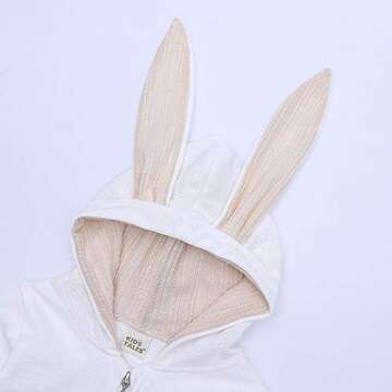 Simplee Kids Bunny Romper for Cute Easter Fun