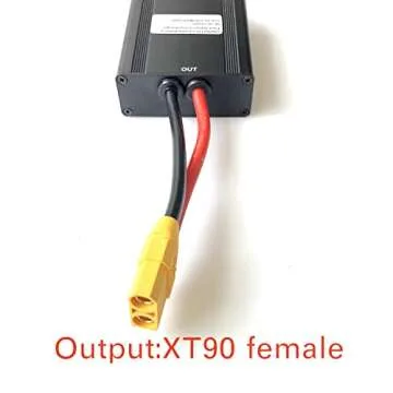 Higo Double Battery Discharge Converter for 2000W 3000W 4000W 5000W Electric Bike Dual Battery Pack Switch Balancer Input Output 24-72VDC and Electric Scooter
