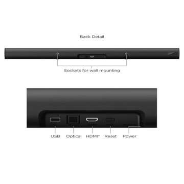 onn. Roku Smart Soundbar with 4K Streaming Audio