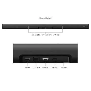 onn. Roku Smart Soundbar with 4K Streaming Audio