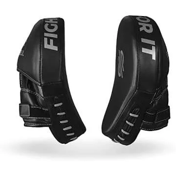 Sanabul Curved Punching Mitts - Durable MMA Gear for All Levels