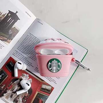 Cute Kawaii Ice Cream Cup Case for AirPods Pro 2nd Generation (Pink)