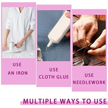 Modixun 15pcs Mini Flowers Iron On Patches for Crafting