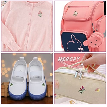 Modixun 15pcs Mini Flowers Iron On Patches for Crafting